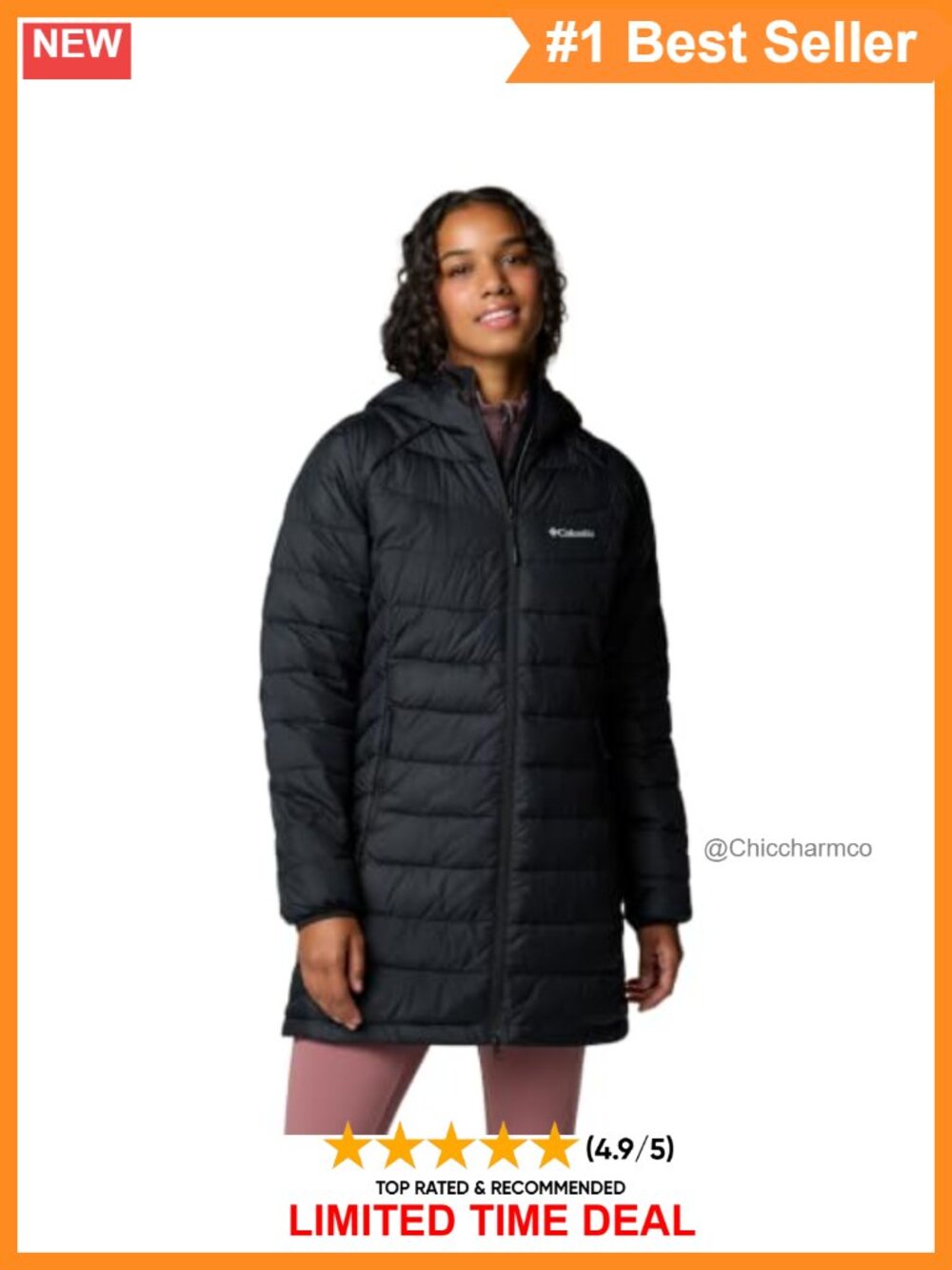 Quilted Lightweight Mid Jacket with Omni-Heat Insulation